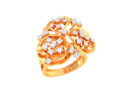  Women Ring MTL 3dm STL OBJ FBX Details 3D print model 71