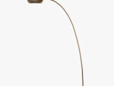 Petite Arc Metal Floor Lamp 3D model