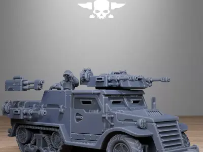 FreeGuard Half Track 3D print model