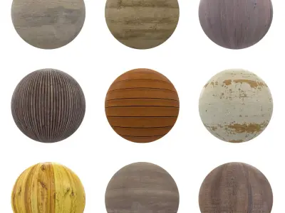 10 Seamless PBR Wood Textures  4K Texture
