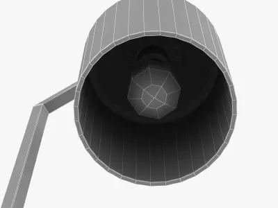 Arteriors Parrish Antique Bronze Iron Floor Lamp 3D model