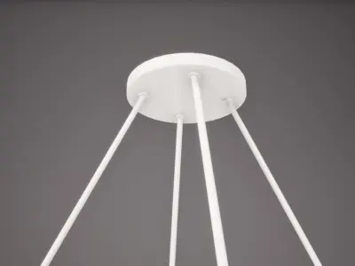 Modern Chandelier 02 Free low-poly 3D model