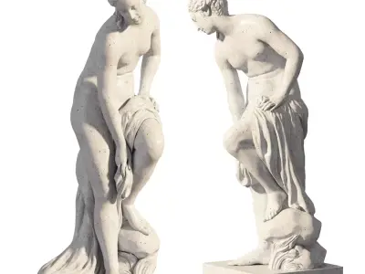 Statue of Venus Emerging from the Bath 3D model