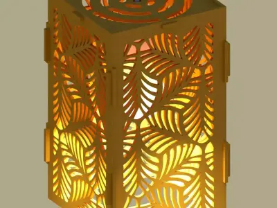 Chandelier lamp 3D model 3D model