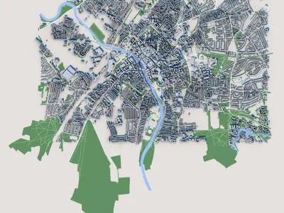 York City England 3D model
