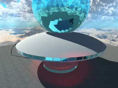 Sci-Fi Building 8 3D model