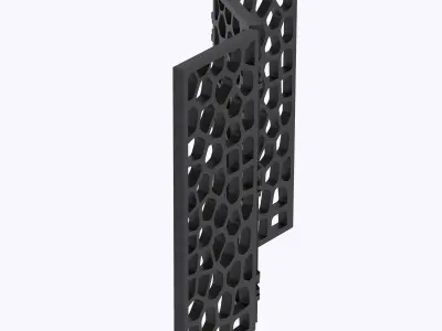 Room divider Voronoi print-in-place  3D print model