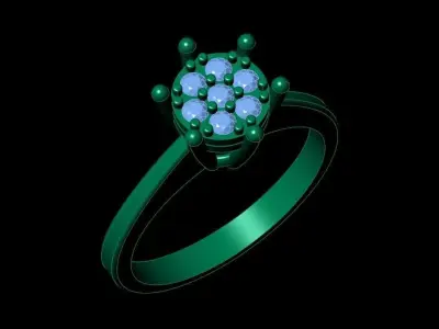 DIMOND RING 3D print model