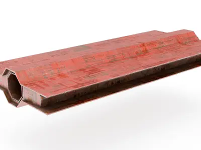 Lightweight space transporter 3D model