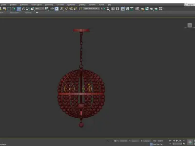 ROXY CHANDELIER Low-poly 3D model