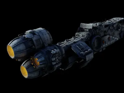 Corellian Acklay-type light freighter  - Star Wars 3D model