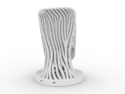 Organic Phone Stand 3D Printable 3D print model