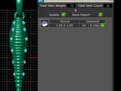 Charm Spiral  3D print model