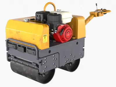 Road Roller 3D model