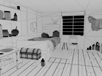 3D Interior Model 3D model
