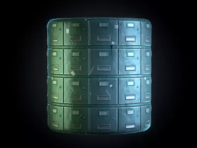 Filing Cabinet - VOL 01 - Substance designer Texture