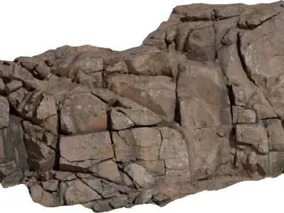 Namaqualand Boulder Low-poly 3D model