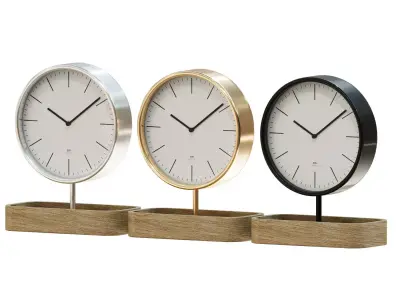 table clock 16 3D model