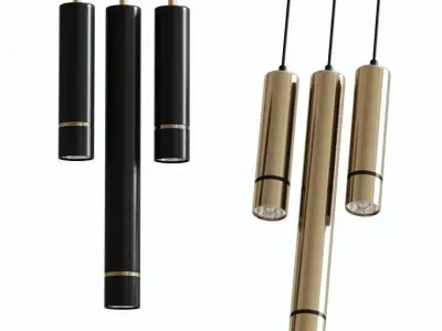 Surface Hanging COB Light 3D model