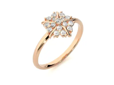 Women ring 3D print model 142