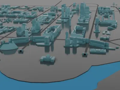 ASTANA CITY SCAPE 3D model