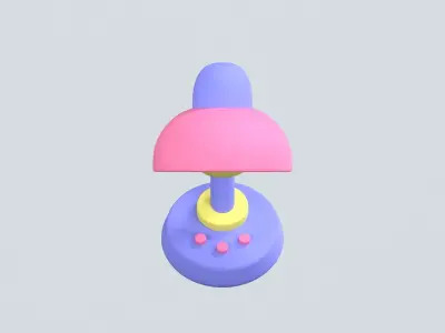 Desk Lamp 3D Icon 3D model