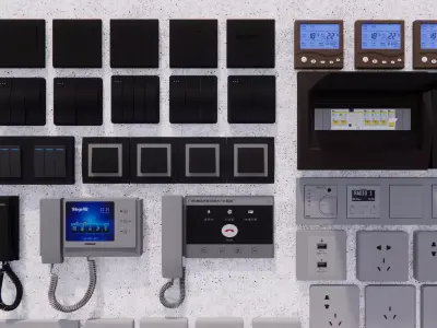 Switch and Outlet Collection-A4 3D model