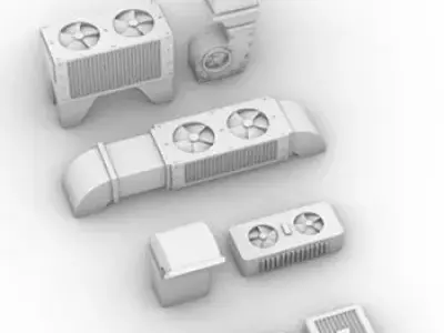 HVAC and Ventilation Pack 3D print model