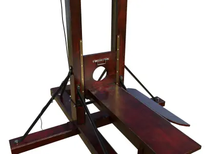 Berger Guillotine Low-poly 3D model