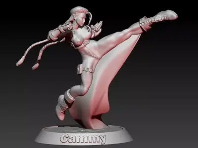 Street Fighter Cammy 3D print model