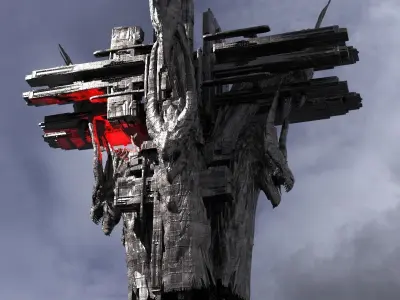Dragon Cult Elites Tower Kit bash  3D model