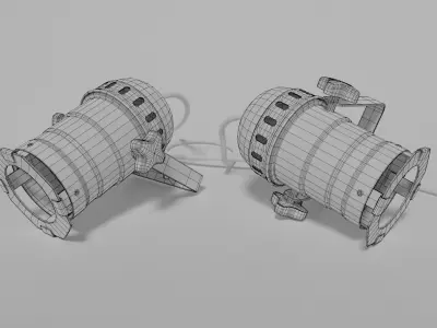 Spot light projector 3D model