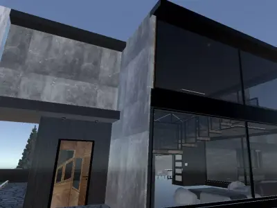 3D House Modeling Free 3D model