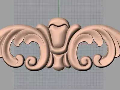 3D carved model furniture 3D design used for artcam aspire E809 3D model
