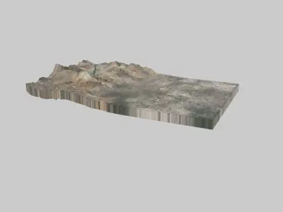 Konya City Low-poly 3D model