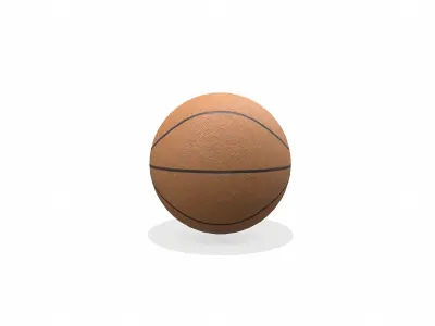  Generic Basketball Low-poly PBR 