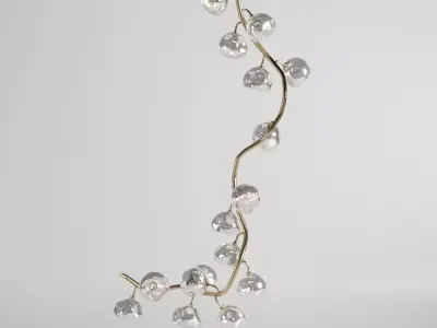 Modern Stair Chandelier   3D model