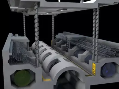 Street Organzation Block 3D model