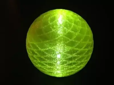 Glow sphere 1 Free 3D print model