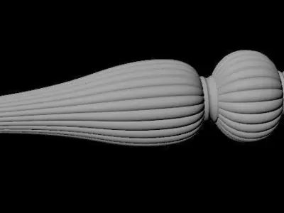 2 leg High quality 3d models for processing on a cnc machine 3D model
