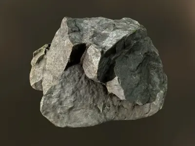 Rock lowpoly Low-poly 3D model