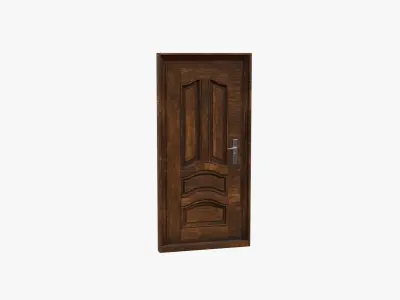Door 03 Low-poly 3D model purchase