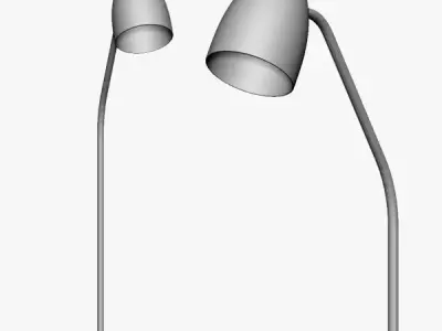 001276 regular table lamp 3D model