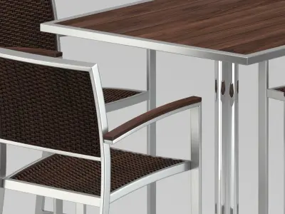 Outdoor set 02 3D model