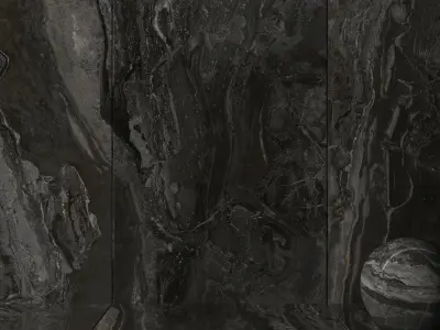 Wall Tiles Museum Orobico Dark 160x320 Set 1 Texture