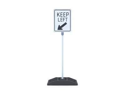 Street Sign 03 3D model