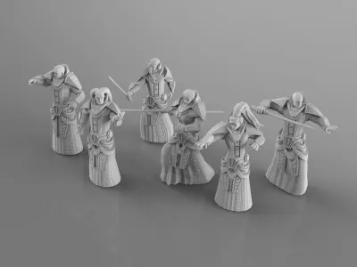 Old Dark Witch Hunters 3D print model