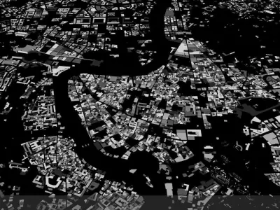 Rome Streets and Buildings 3D model