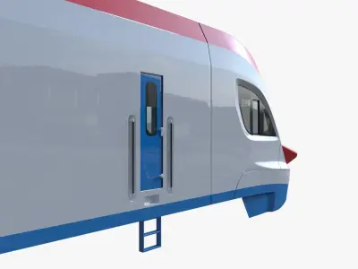 Ivolga train 3D model