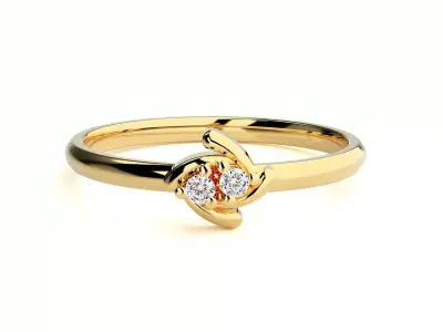 Women ring 3D print model 68